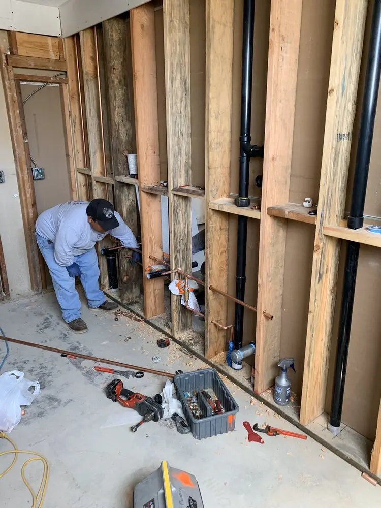 Commercial rough-in plumbing for Water Heater Replacement in Tower Oaks Meadows